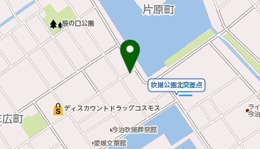 得得うどん 今治店の地図画像