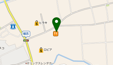 得得うどん 岩岡店の地図画像