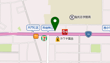 得得うどん 桔梗ケ原店の地図画像