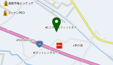 得得 岩出中島店の地図画像