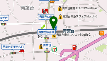 家族亭 青葉台店の地図画像