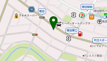 カルビ大将 植田店の地図画像