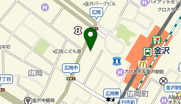 資格の大原 金沢校の地図画像