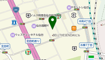 資格の大原 仙台校の地図画像