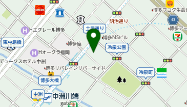 資格の大原 福岡校の地図画像