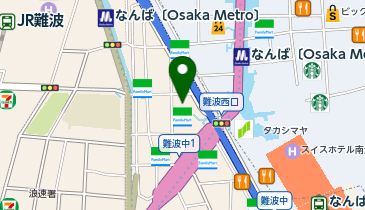 資格の大原 難波校の地図画像