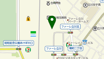 資格の大原 立川校の地図画像