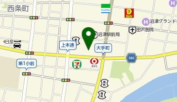 資格の大原 沼津校の地図画像