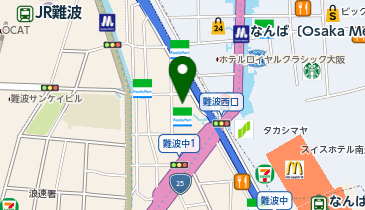 資格の大原 難波校の地図画像
