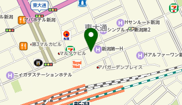 資格の大原 新潟校の地図画像