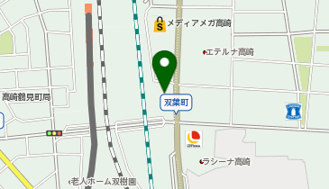 資格の大原 高崎校の地図画像