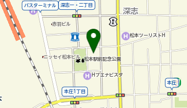 資格の大原 松本校の地図画像