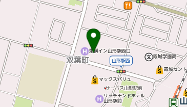 資格の大原 山形校の地図画像