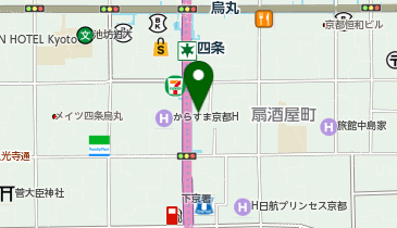 資格の大原 京都校の地図画像