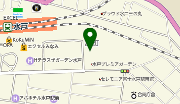 資格の大原 水戸校の地図画像