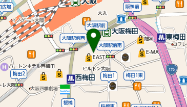 PCホスピタル 大阪駅前店の地図画像