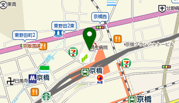 PCホスピタル 京橋店の地図画像