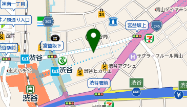 カラオケルーム歌広場 渋谷宮益坂店の地図画像