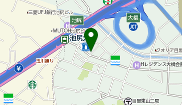 カラオケルーム歌広場 池尻大橋店の地図画像
