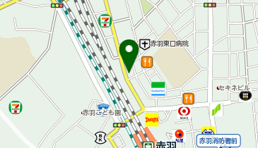 カラオケルーム歌広場 赤羽店の地図画像