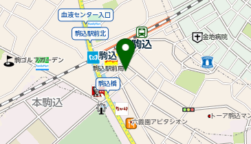 カラオケルーム歌広場 駒込店の地図画像