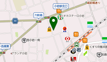 カラオケルーム歌広場 小岩店の地図画像