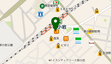 カラオケルーム歌広場 新小岩店の地図画像