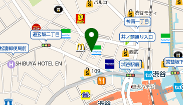 カラオケルーム歌広場 渋谷センター街別館の地図画像