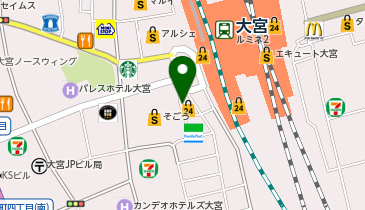 カラオケルーム歌広場 大宮西口駅前店の地図画像