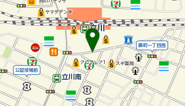 カラオケルーム歌広場 立川南口駅前店の地図画像