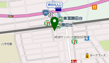 カラオケルーム歌広場 勝田台南口駅前店の地図画像
