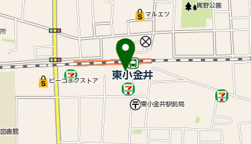 カラオケルーム歌広場 東小金井南口駅前店の地図画像