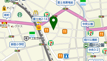 カラオケルーム歌広場 千葉富士見店の地図画像