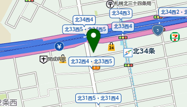 chocoZAP(チョコザップ) 札幌北三十三条西の地図画像