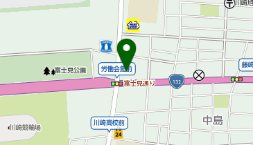 chocoZAP(チョコザップ) 川崎中島の地図画像