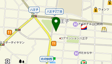 chocoZAP(チョコザップ) 防府八王子の地図画像