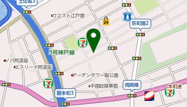 chocoZAP(チョコザップ) 京町堀の地図画像