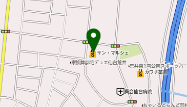 chocoZAP(チョコザップ) アクロスプラザ荒井東の地図画像