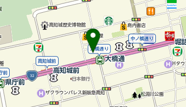 chocoZAP(チョコザップ) 高知大橋通の地図画像