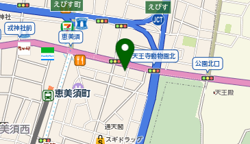 chocoZAP(チョコザップ) 恵美須町の地図画像