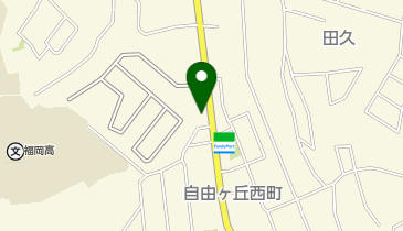 chocoZAP(チョコザップ) 宗像自由ケ丘の地図画像