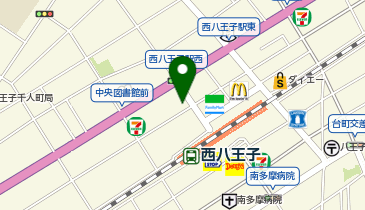 chocoZAP(チョコザップ) 西八王子の地図画像