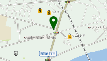 chocoZAP(チョコザップ) 東淡路三丁目の地図画像