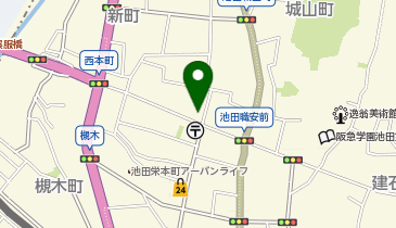 chocoZAP(チョコザップ) 池田栄本町の地図画像