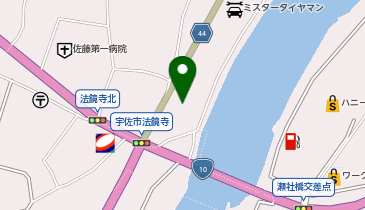 chocoZAP(チョコザップ) 宇佐法鏡寺の地図画像