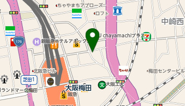 chocoZAP(チョコザップ) 梅田の地図画像