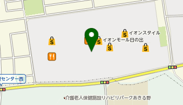 chocoZAP(チョコザップ) イオンモール日の出の地図画像