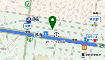 chocoZAP(チョコザップ) 緑橋の地図画像