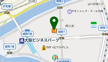 chocoZAP(チョコザップ) 大阪ビジネスパークの地図画像