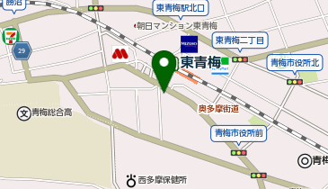 chocoZAP(チョコザップ) 東青梅南口の地図画像